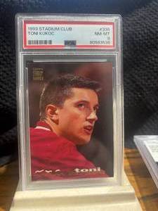 1993 Stadium Club #336 Toni Kukoc  PSA 8 NM-MT #80583536