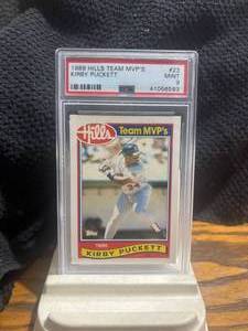 1989 Hills Team MVPs #23 Kirby Puckett PSA MINT 9 #41056593