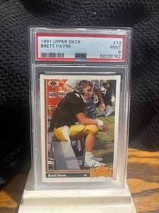 1991 Upper Deck #13 Brett Favre PSA MINT 9 #62036762