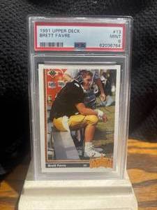 1991 - 92 Upper Deck #13 Brett Favre PSA MINT 9 #62036764
