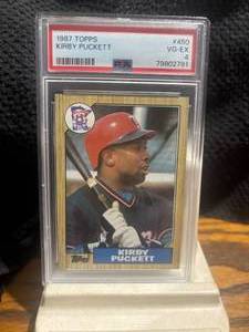 1987 Topps #450 Kirby Puckett PSA 4 VG-EX  #79802791