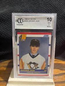 1990 - 1991 Score #428 Jaromir Jagr BCCG 10 Mint or Better