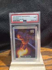 1994 Marvel Masterpieces #5 Ironman l Holofoil-Silver PSA Mint 9 #89887484