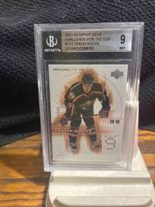 2001 - 02 Upper Deck Travis Roche challenge cup  Card  #113 Beckett 9 #0001691926