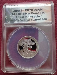 2013-S Silver Great Basin Quarter - ANACS PR70 DCAM