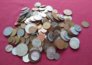2.5 lb Bag of Foreign Coins