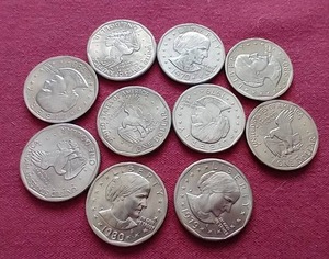 (10) Susan B Anthony Dollars