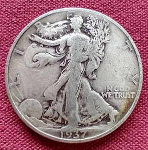 1937 Walking Liberty Half Dollar