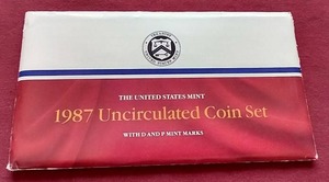 1987 U.S. Mint Uncirculated Set