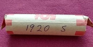 1920-S Wheat Penny Roll
