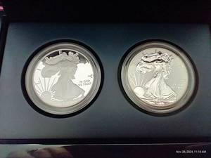 2012 American Silver Eagle 2-Coin Set - Proof & Reverse Proof