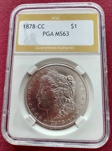 1878-CC Morgan Dollar - PGA MS63