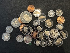 $2.50 Face Value Modern Proof Coins