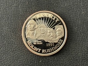 1991-S Mount Rushmore Half Dollar Proof