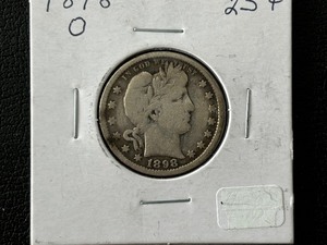 1898-O Barber Quarter