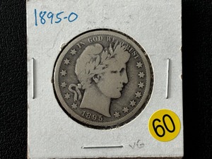 1895-O Barber Half Dollar