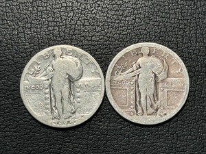 Standing Liberty Quarters