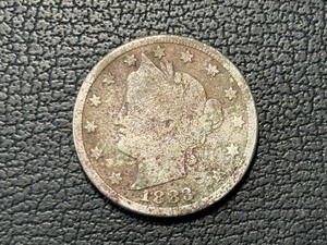 1883 Liberty Nickel with Cents on Reverse