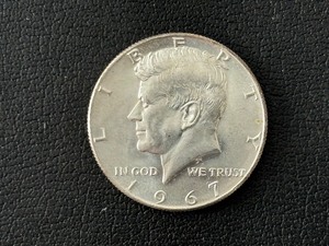 1967 Kennedy Half Dollar 40% Silver