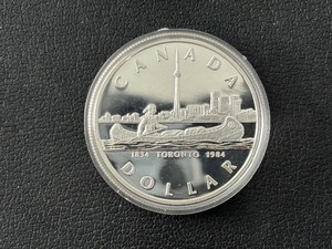 1984 Canada Silver Dollar Proof Toronto