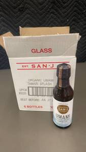 lot 12 image: Set of 6 Organic Umami Tamari Splash with Red Miso - Gluten Free, Non-GMO