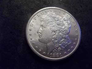 1881 S Morgan Silver Dollar