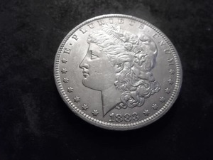 1883 O Morgan Silver Dollar