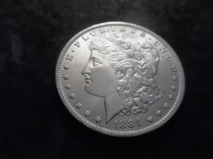 1884 O Morgan Silver Dollar