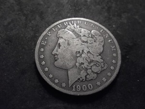 1900 O Over CC Morgan Silver Dollar