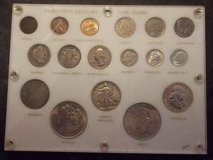 20th Century Type Coin Set See Descriptions Below. Indian Heads To Silver Dollars. Most Of The Coins Are MS.