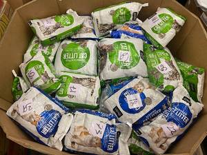 Huge Pallet of Cat Litter Bags - Unscented & Scented - Approximately 28 Bags