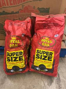 Set of 2 Royal Oak Super Size Charcoal Briquets, 14 lb Each