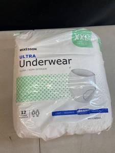 Pack of 12 McKesson Ultra Underwear, Size XXL