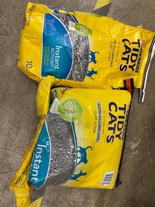 Lot of 2 Purina Tidy Cats Non-Clumping Clay Litter,
