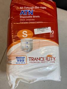 Tranquility ATN Disposable Briefs - Size S (20 Count)