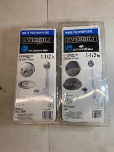 Lan - 2-Pack Everbilt Trip Lever and Easy Touch Bath Drains (1-12 Inch)