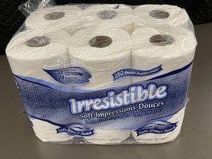 Irresistible Soft Impressions Mega Roll Bathroom Tissue - 12 Rolls