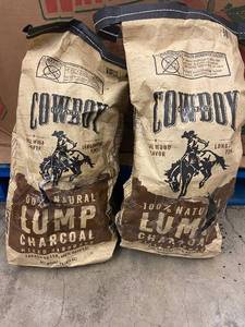 Cowboy Brand 100% Natural Lump Charcoal - 2 Bags