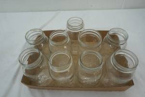 lot 343 image: 1q canning jars 9ct