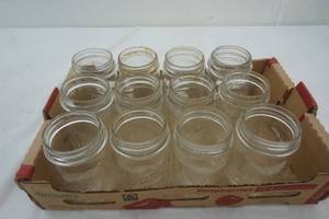 lot 347 image: pint canning jars 12ct