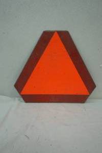 lot 14 image: slow moving sign