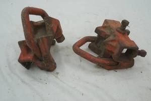 lot 92 image: Coulter Mounting Brackets for moldboard bottom plows