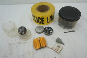 lot 98 image: do not cross tape square nails