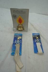 lot 157 image: oil lamp wicks and burner