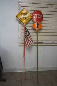 lot 228 image: snowmobile signs