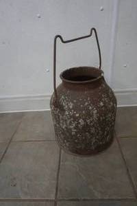 lot 230 image: vintage milk pail
