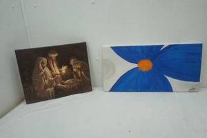 lot 324 image: canvas art lot