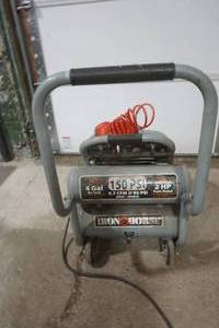 lot 376 image: Iron Horse air compressor-works