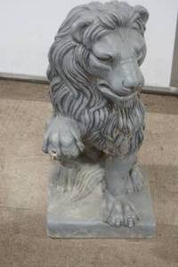 lot 390 image: Lion Statue