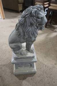 lot 392 image: Lion Statue